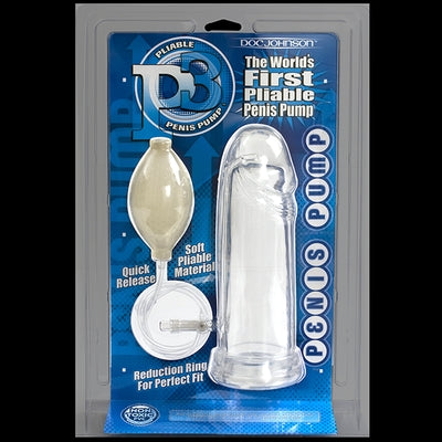 P3 Pliable Penis Pump Clear