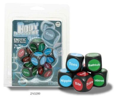 Body Adventure Party Dice Game