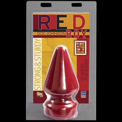 Red Boy Butt Plug The Challenge Giant Huge XXXL Large Anal Plug Sex Toy