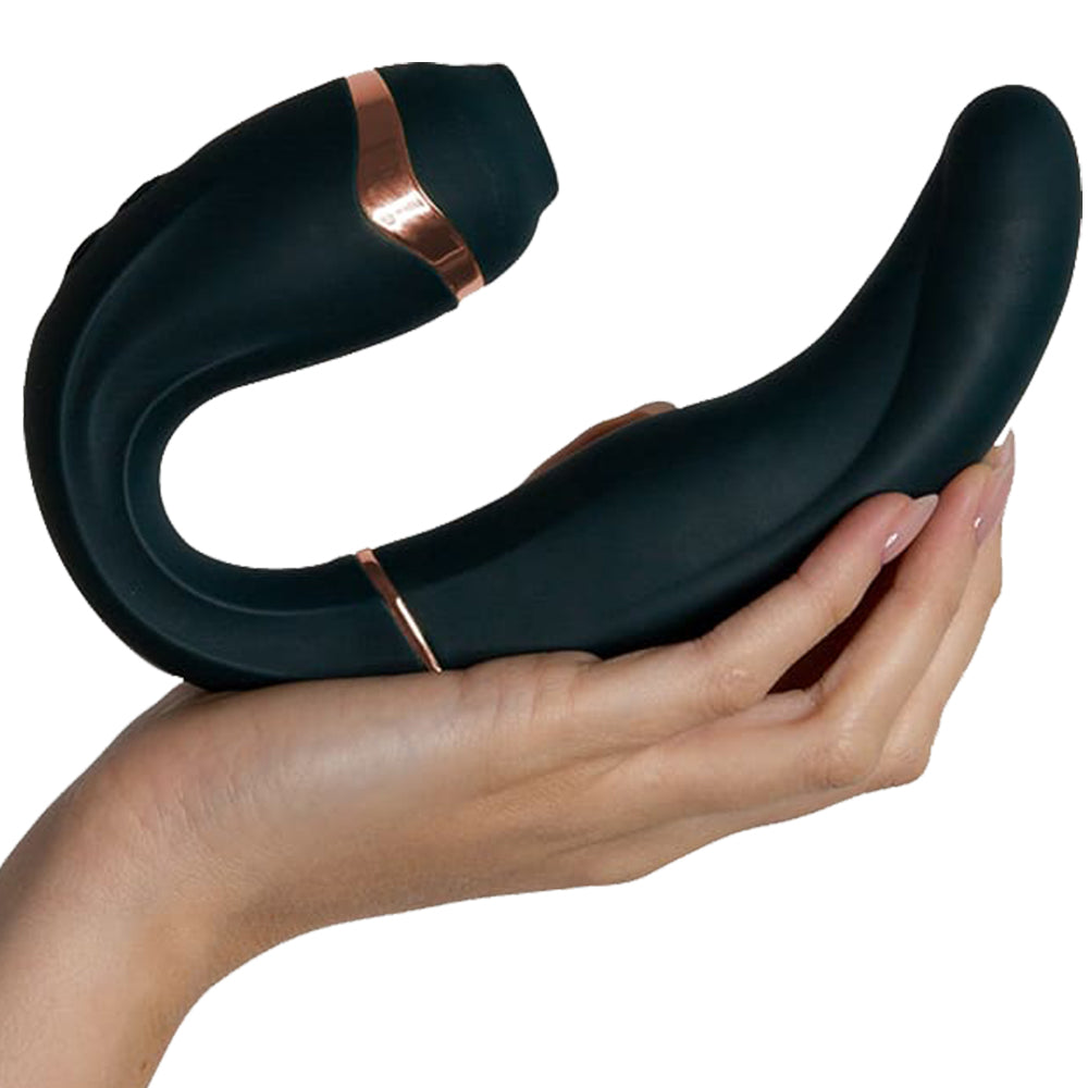 Adrien Lastic MY-G Double Ended Clitoral Sucker + Vibrator Dildo Sex Stimulator