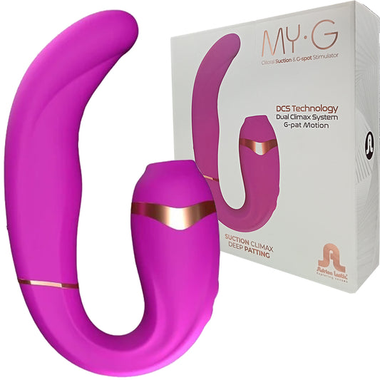 Adrien Lastic MY-G Double Ended Clitoral Sucker + Vibrator Dildo Sex Stimulator