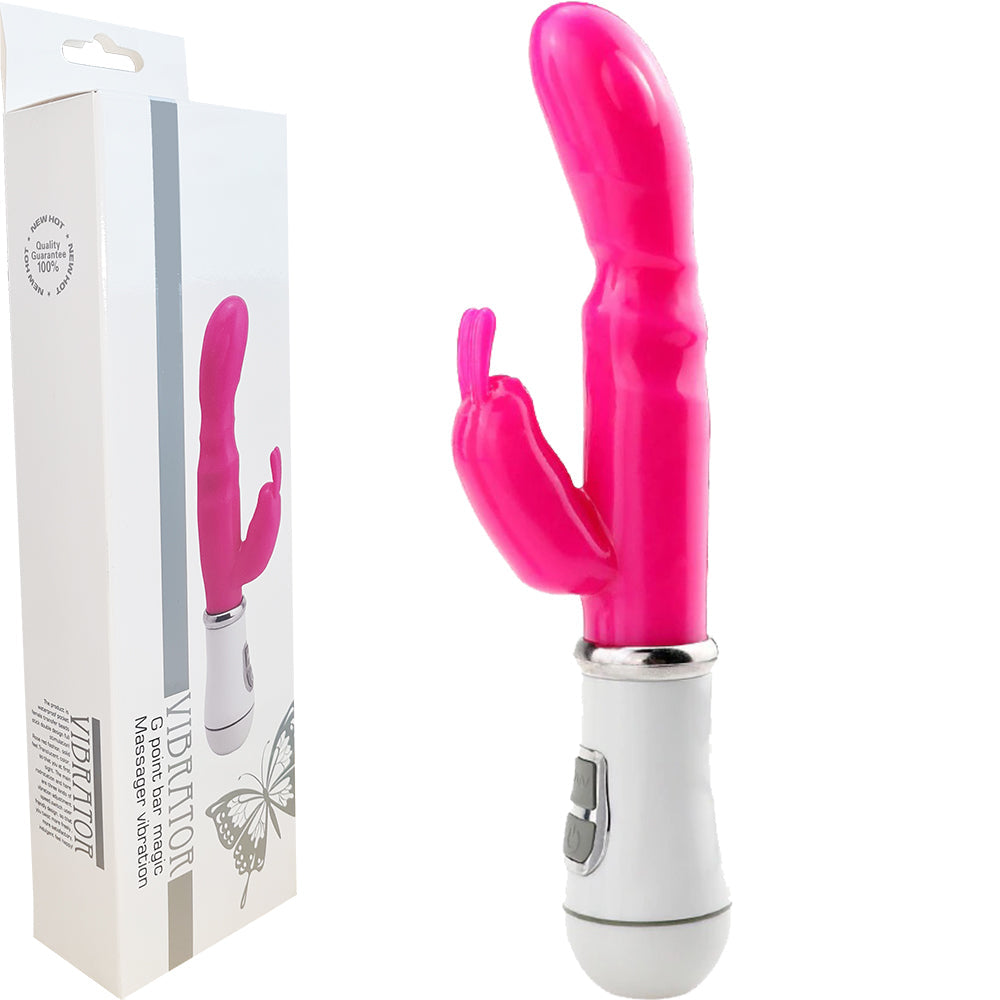 Bebuzzed Eve G-Spot Rabbit Vibrator Battery Powered Pink