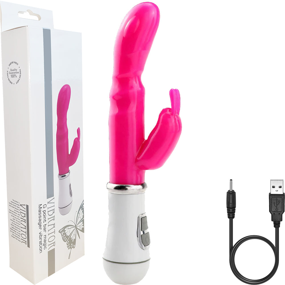 Bebuzzed Evy G-Spot Rabbit Vibrator USB Rechargeable Pink