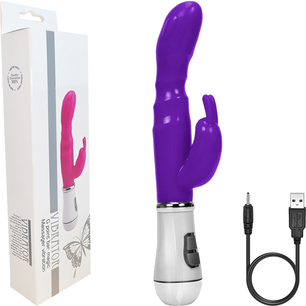 Bebuzzed Evy G-Spot Rabbit Vibrator USB Rechargeable Purple