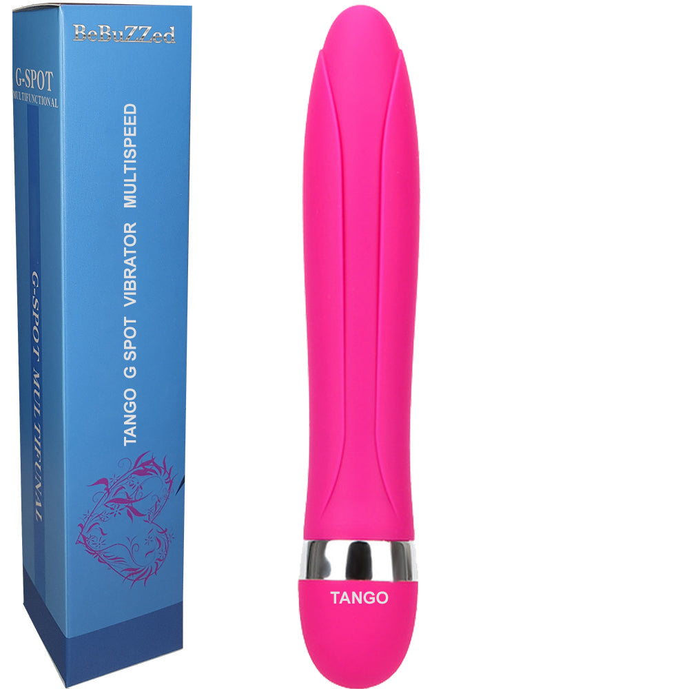 BeBuZZed Tango Flow 7.2” G-Spot Vibrator Multi-Speed Pink