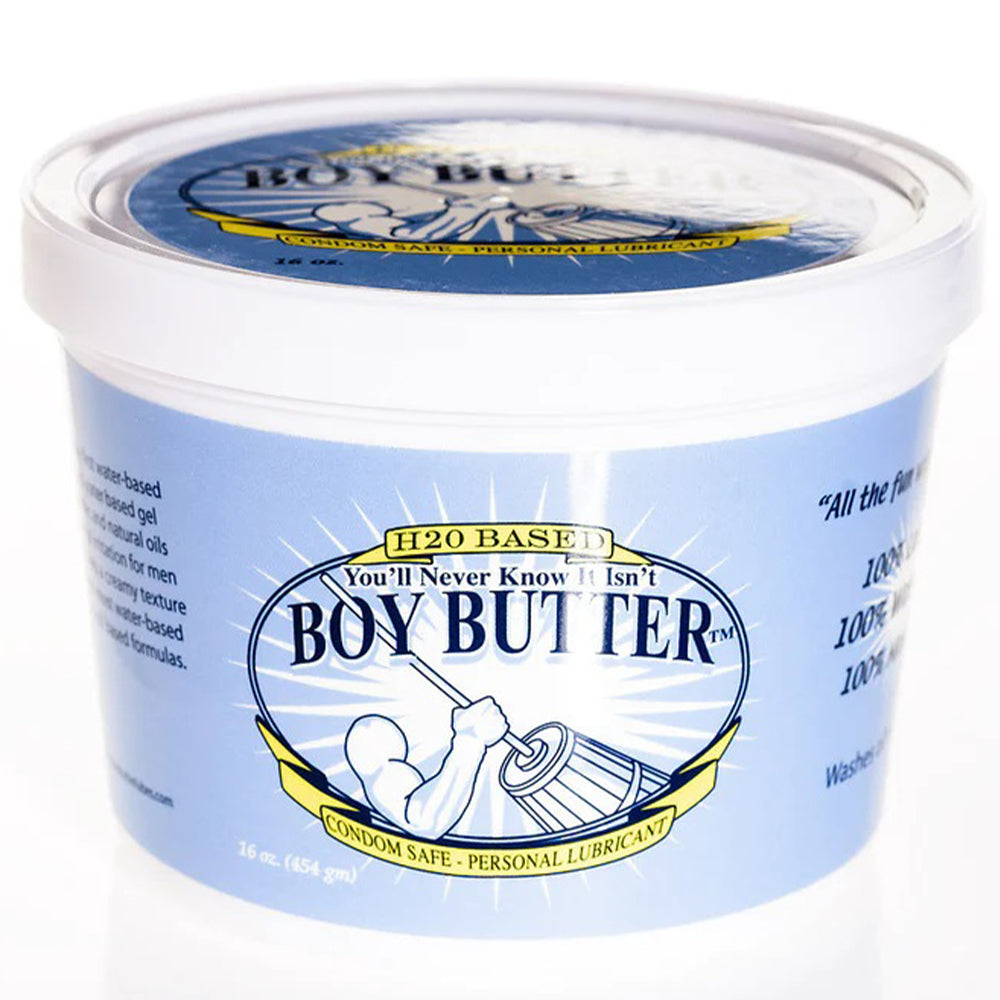 Boy Butter H20 16oz Tub Personal Lubricant Anal Sex Lube Water Based