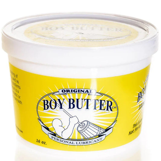 Boy Butter Original 16oz Tub Hybrid Personal Lubricant Anal Sex Lube