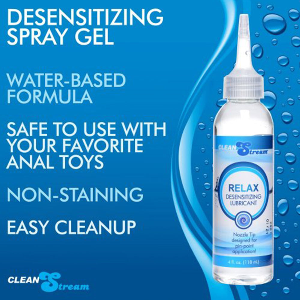 CleanStream ASS Relax ANAL Desensitizing Lubricant Numbing Personal Sex Lube