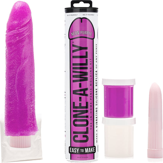 Clone a Willy Neon Purple Penis Cloning Kit