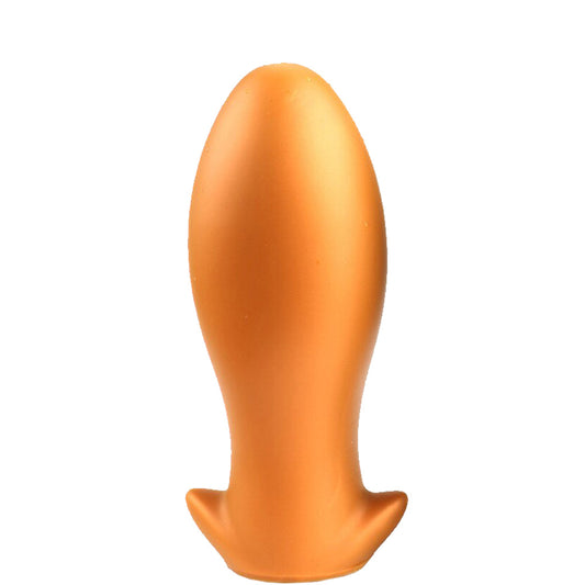 Bebuzzed DINO EGG Anal Plug Liquid Silicone 15cm Gold