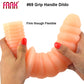FAAK 11.4” Thrusting Handle Anal Plug Big Veined Dildo Huge Fat Adult Sex Toy