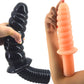 FAAK 11.4” Thrusting Handle Anal Plug Big Veined Dildo Huge Fat Adult Sex Toy