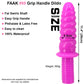 FAAK 11.4” Thrusting Handle Anal Plug Big Veined Dildo Huge Fat Adult Sex Toy