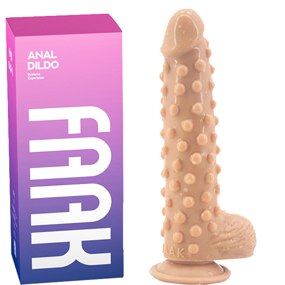 FAAK G126 Large Realistic Dildo Silicone Beaded Alien XL Dong Anal Adult Sex Toy