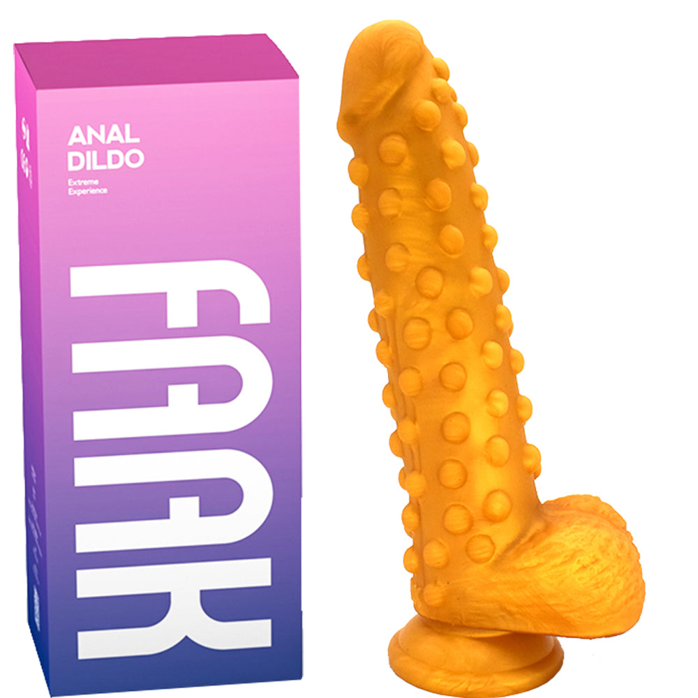 FAAK G126 Large Realistic Dildo Silicone Beaded Alien XL Dong Anal Adult Sex Toy