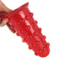 FAAK-74 Huge Thick Dotted Anal Dildo Plug Red