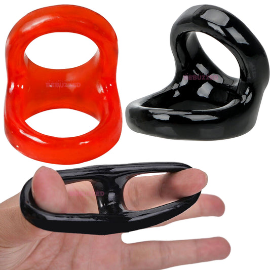 Freeballer Cocksling 2-Loop Cock Ring Couples Erection Aid Sling Couples Sex Toy