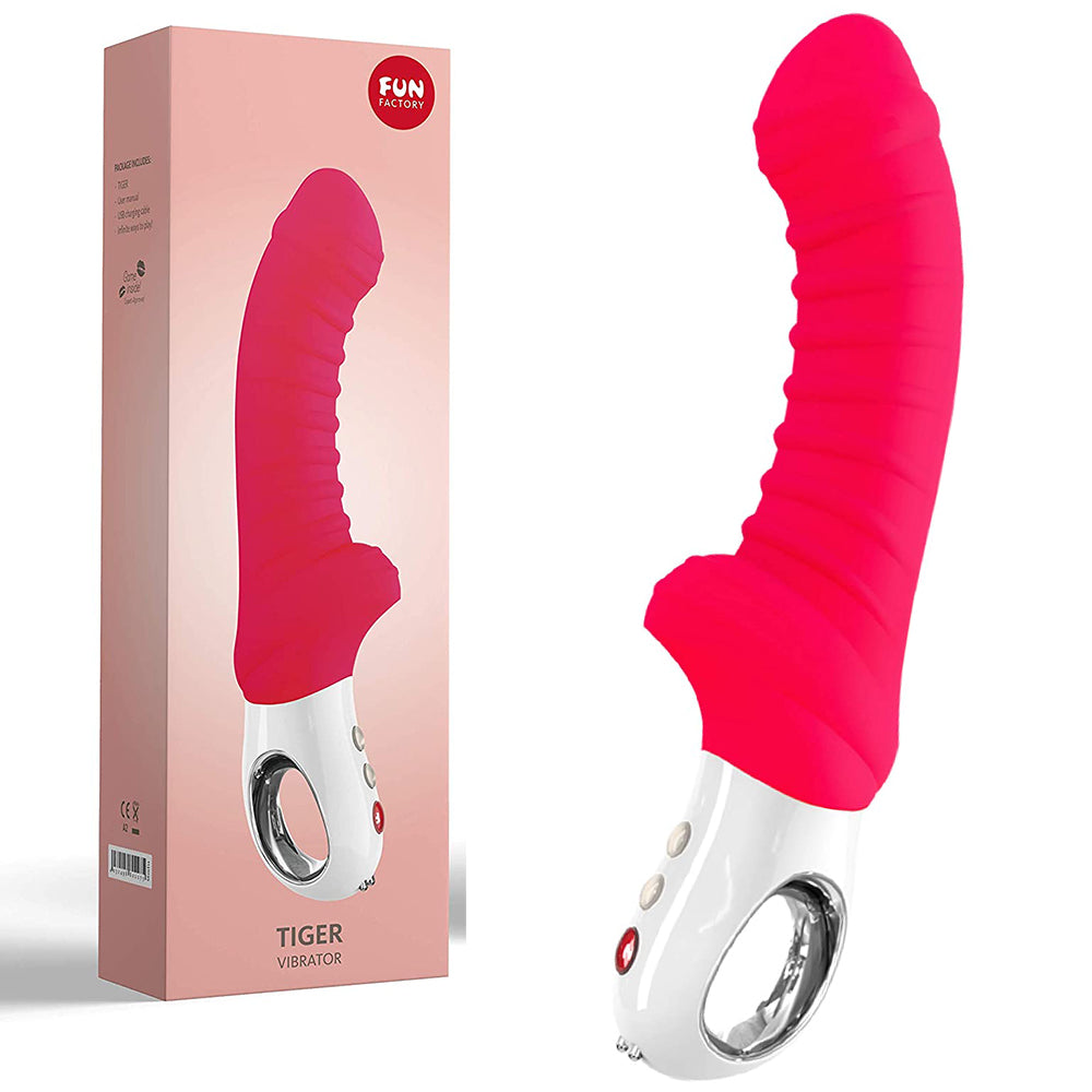 Fun Factory Tiger G5 G Spot Rabbit Vibrator Rechargeable USB India red