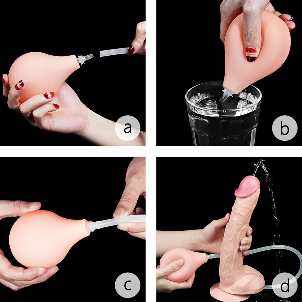 LOVETOY Squirt Extreme 9" Squirting Dildo Realistic Ejaculating Dong