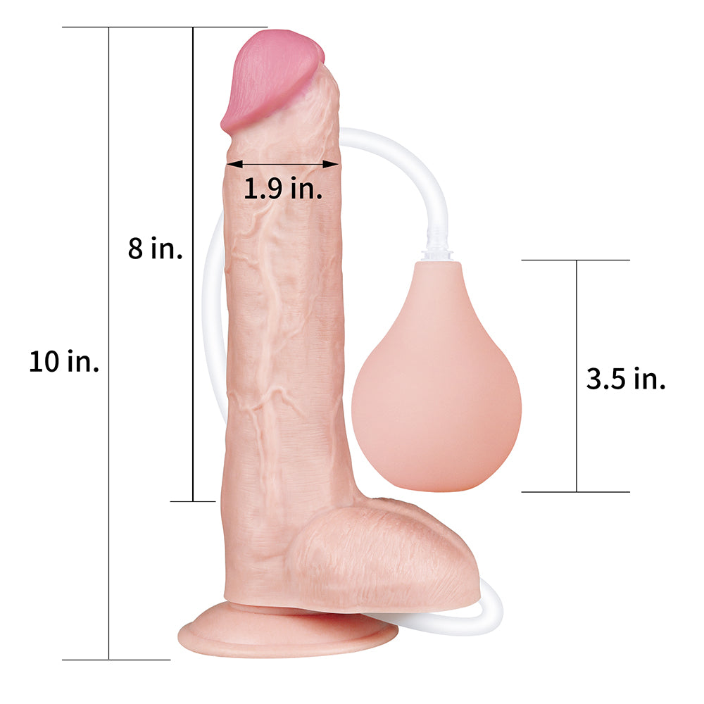 LOVETOY Squirt Extreme 10" Squirting Dildo Realistic Ejaculating Dong