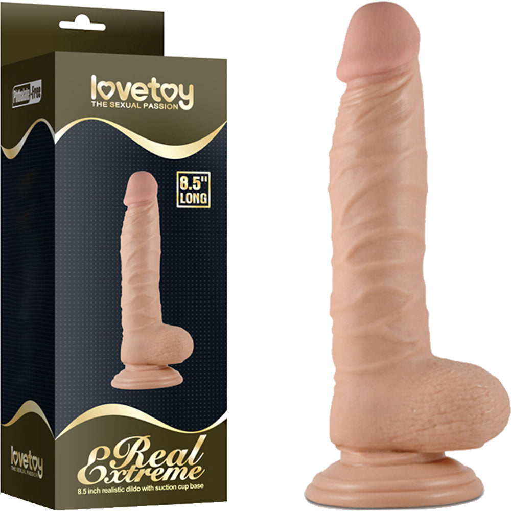 Lovetoy Real Extreme 8.5'' Realistic Dildo Suction-Cup Balls