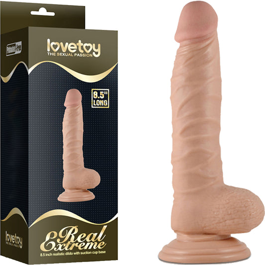 Lovetoy Real Extreme 8.5'' Realistic Dildo Suction-Cup Balls