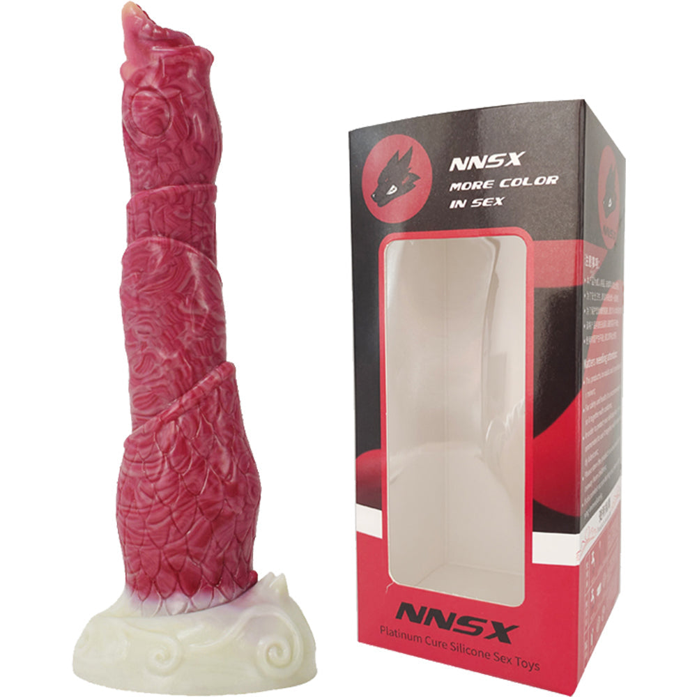 FAAK Hellfire N5029 Large 9" Liquid Silicone Anal Plug Dildo