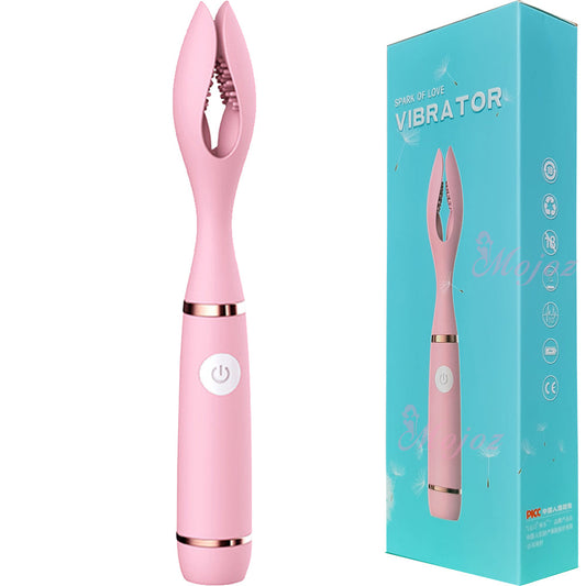 BeBuZZed Nipple & Clitoris Clamp USB Rechargeable Vibrator Pink