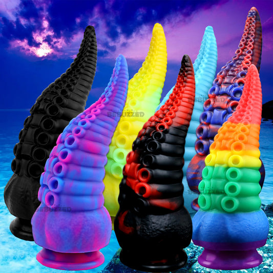 Fantasy Creature Octopus Tentacle Dildo Alien Anal Plug Large Cock Adult Sex Toy