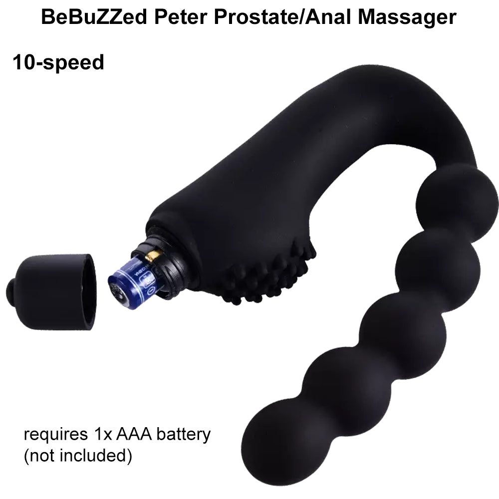 Peter 10-Speed Vibrating Prostate Massager Anal Plug Vibrator