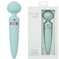 Pillow Talk Sultry Dual Ended Vibrator Wand Teal