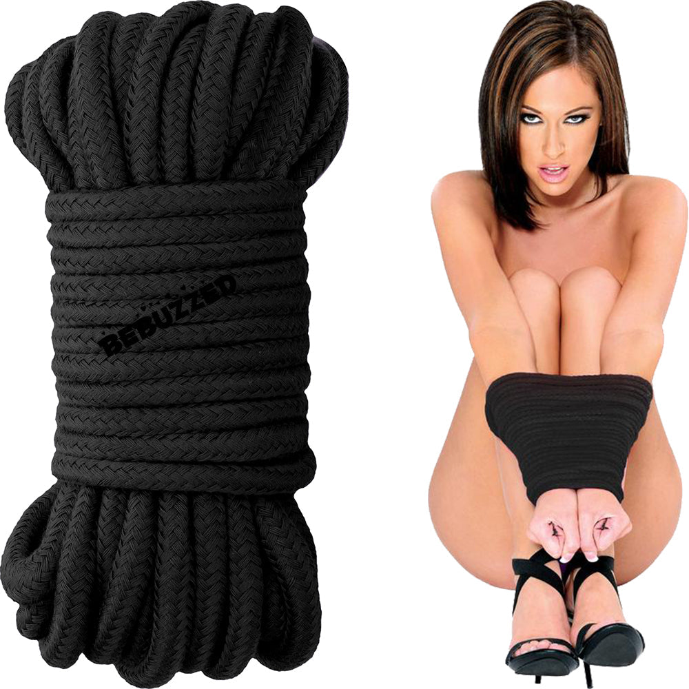 Bebuzzed BDSM Bondage Rope 10 Meters Black