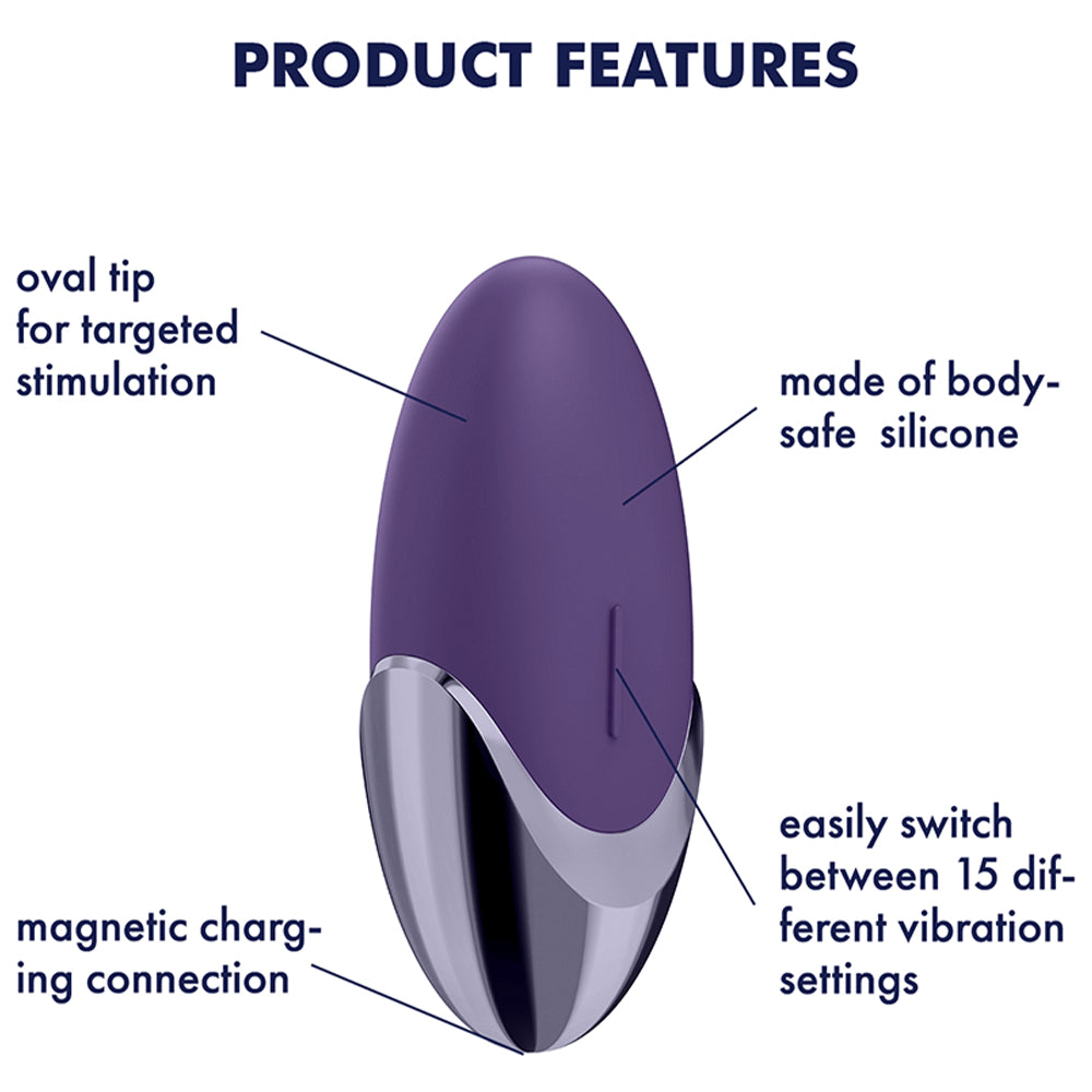 Satisfyer Purple Pleasure Clitoral Stimulator Vibrator