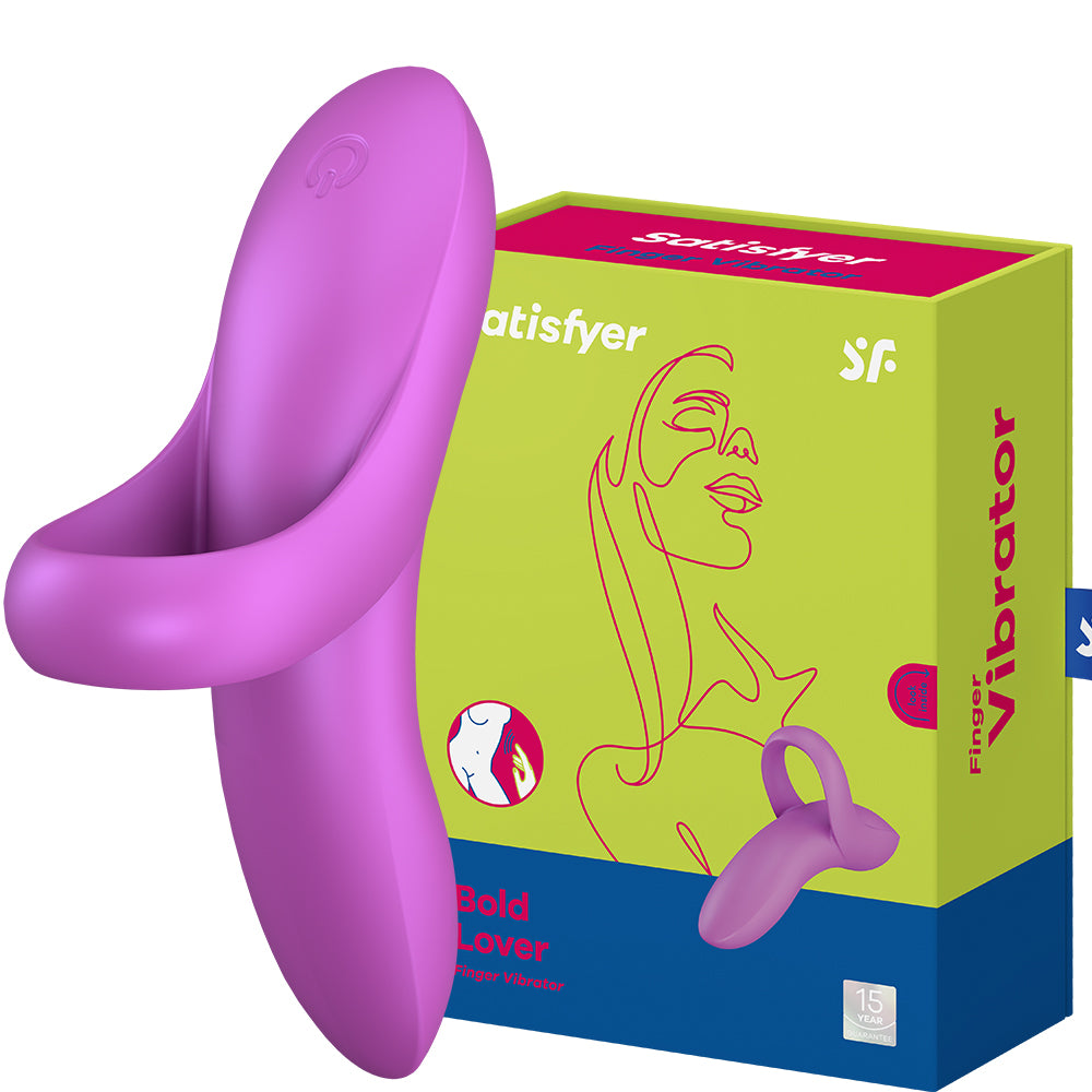 Satisfyer Finger Vibrator Clitoris Stimulator Rechargeable Couples Adult Sex Toy