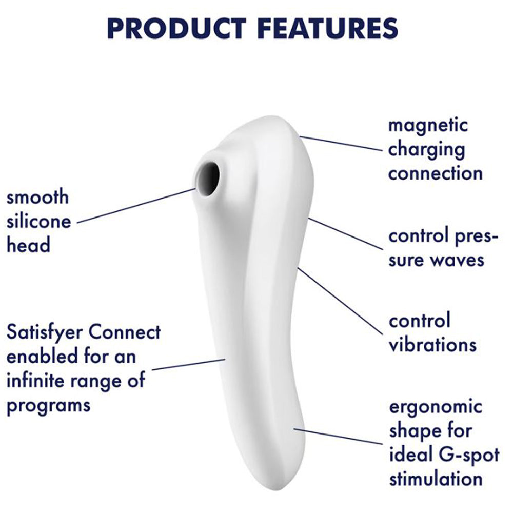 Satisfyer Dual Pleasure Clitoral Stimulator G-Spot Vibrator Sucker APP Control