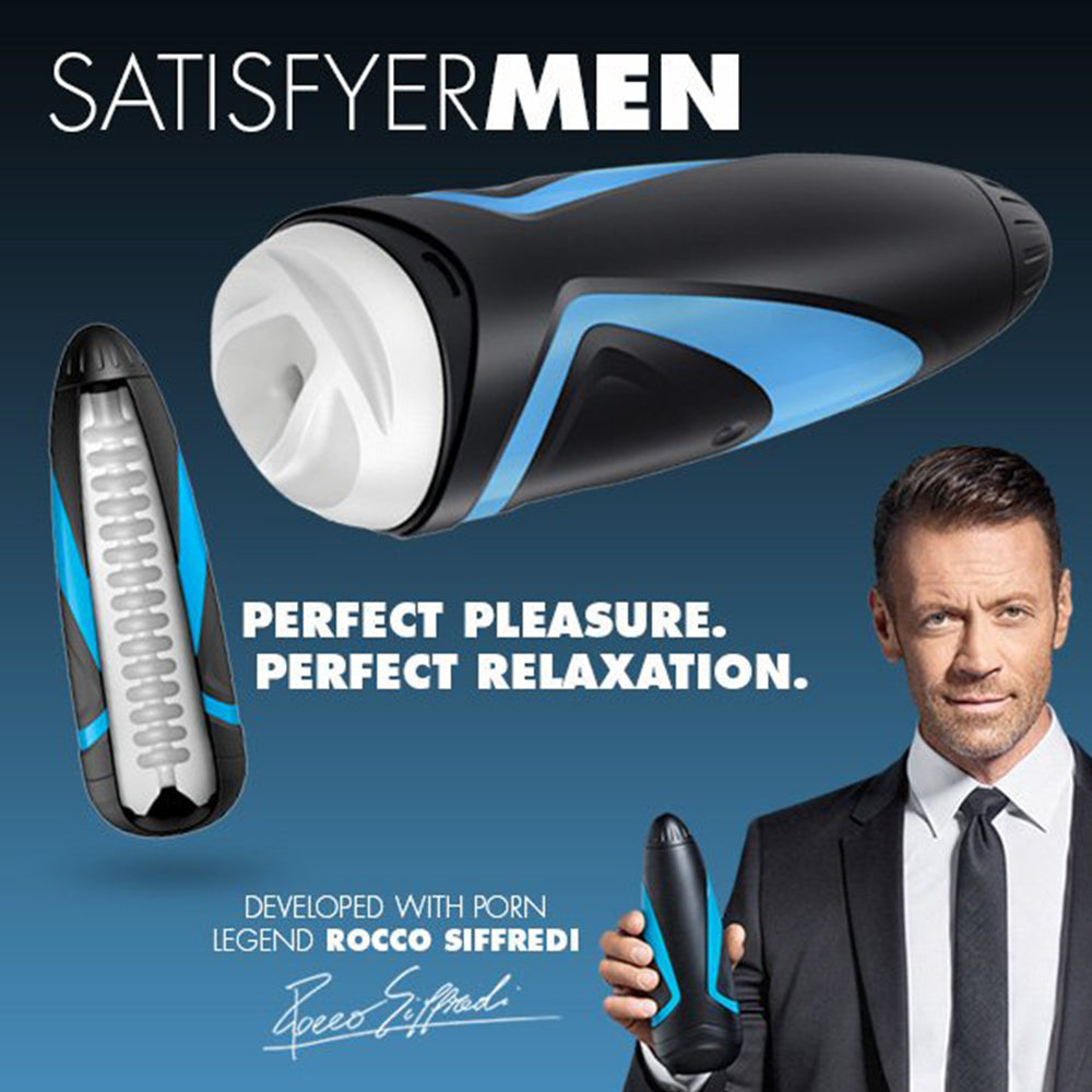 Satisfyer Men One Textured Male Masturbator Vacuum Pressure Pocket Pussy