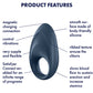 Satisfyer Mighty Cock Ring APP Control WiFi Vibrating Couples Penis Delay USB