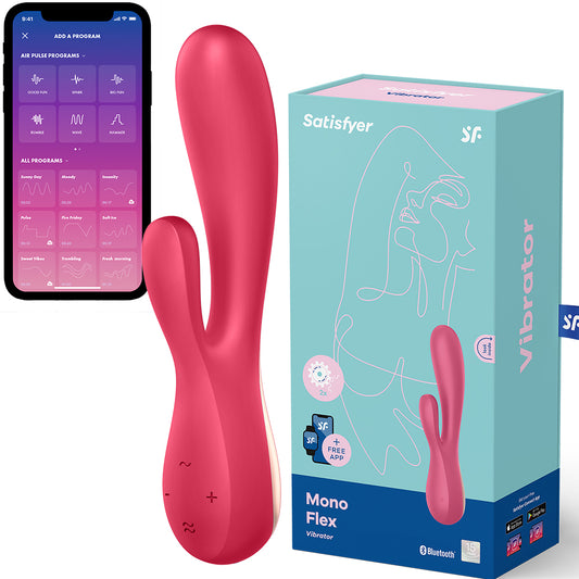 Satisfyer Mono Flex APP Control G Spot Rabbit Vibrator USB Sex Toy