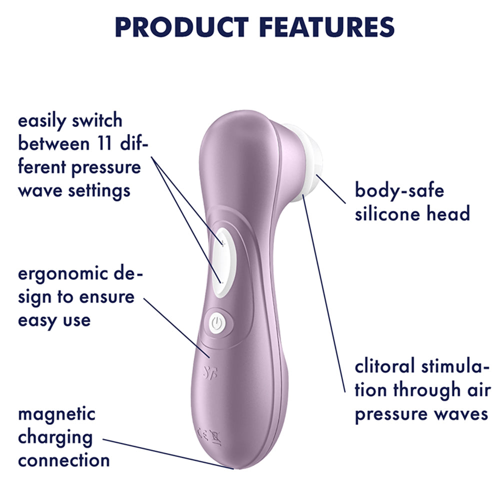 NEW Satisfyer Pro 2 G2 Air Pulse Clitoral Stimulator Clit Sucker Female Sex Toy