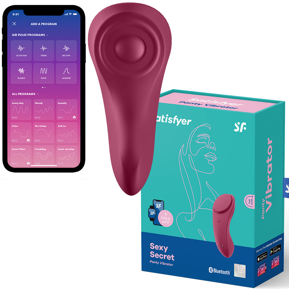 Satisfyer Sexy Secret Panty Vibrator APP Control Clitoral Stimulator