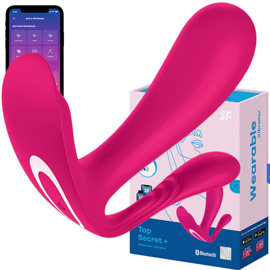 Satisfyer Top Secret+ Wearable Vibrator App Control Panties Couples Toy