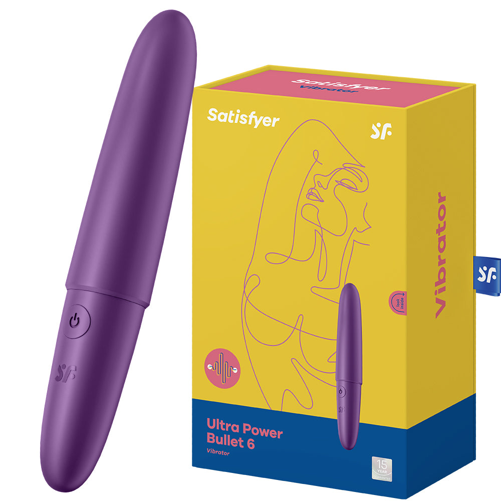 Satisfyer Ultra Power Bullet 6 Vibrator POWERFUL USB Clitoral Stimulator Sex Toy