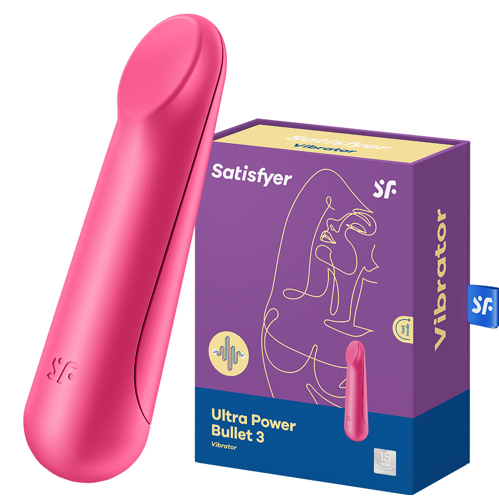 Satisfyer Ultra Power Bullet 3 Vibrator POWERFUL USB Clitoral Stimulator Sex Toy