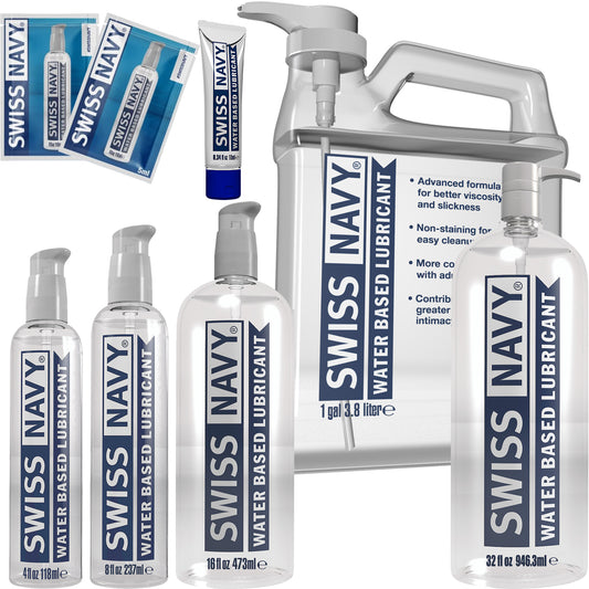 Swiss Navy Water Based Lubricant Premium Personal Sex Lube Adult Toy Safe