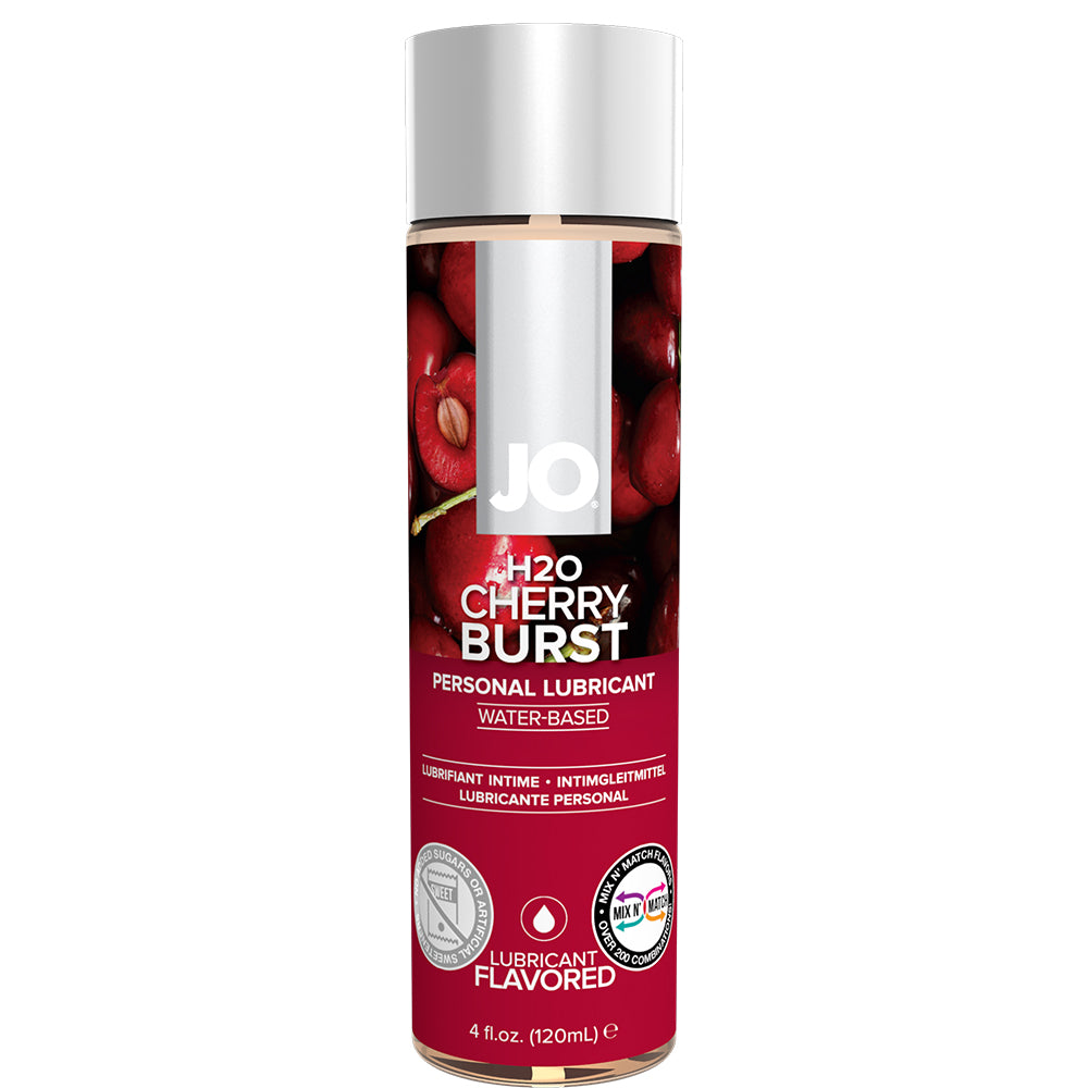 System JO H2O Flavored Cherry Burst Personal Lubricant Oral Sex Lube 120ml