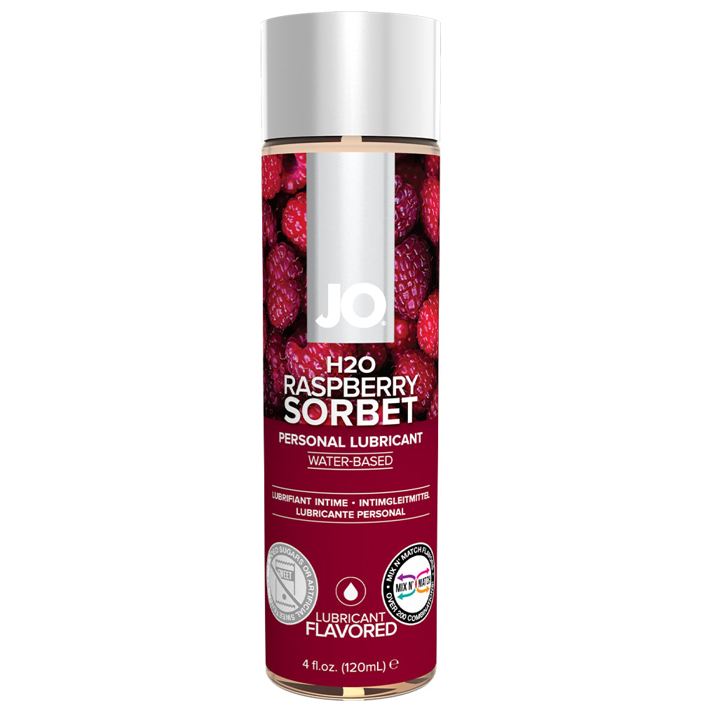 System JO H2O Flavored Raspberry Sorbet Personal Lubricant Oral Sex Lube 120ml