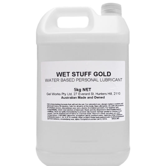 Wet Stuff Gold 5kg Water-Based Lubricant