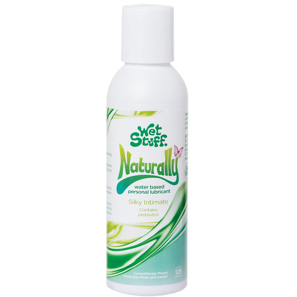 Wet Stuff Naturally Water-Based Personal Lubricant Edible Sex Lube 125ml