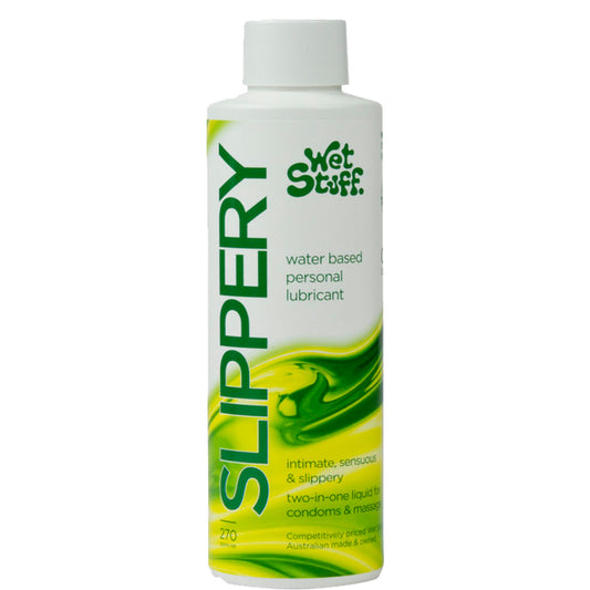 Wet Stuff Slippery 270g Disc Top Personal Lubricant Sex Lube Water-Based