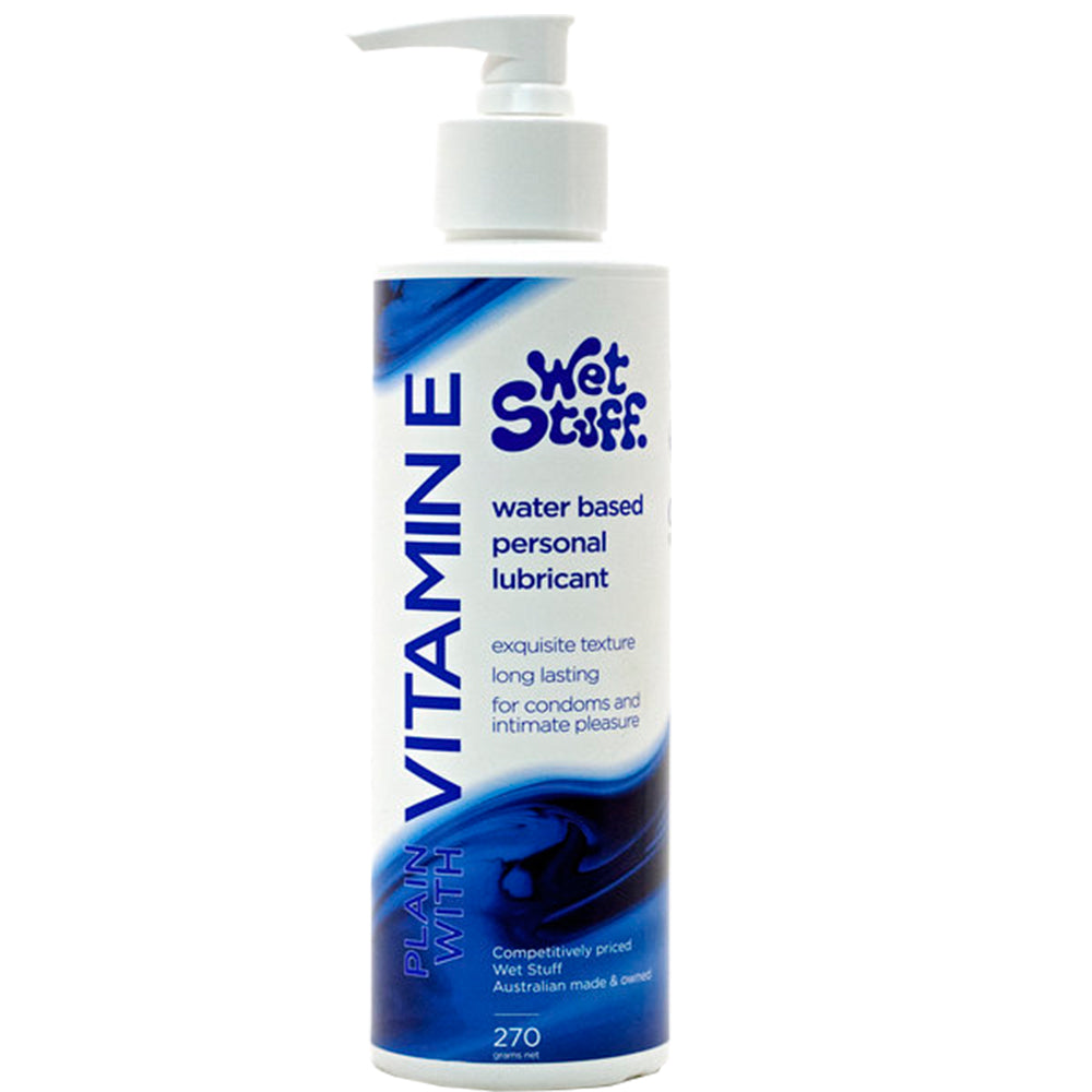 Wet Stuff Vitamin E Personal Lubricant Edible Sex Lube Water Based